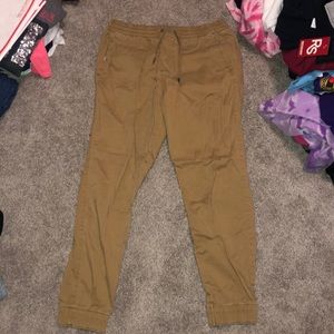 NWOT Khaki Joggers